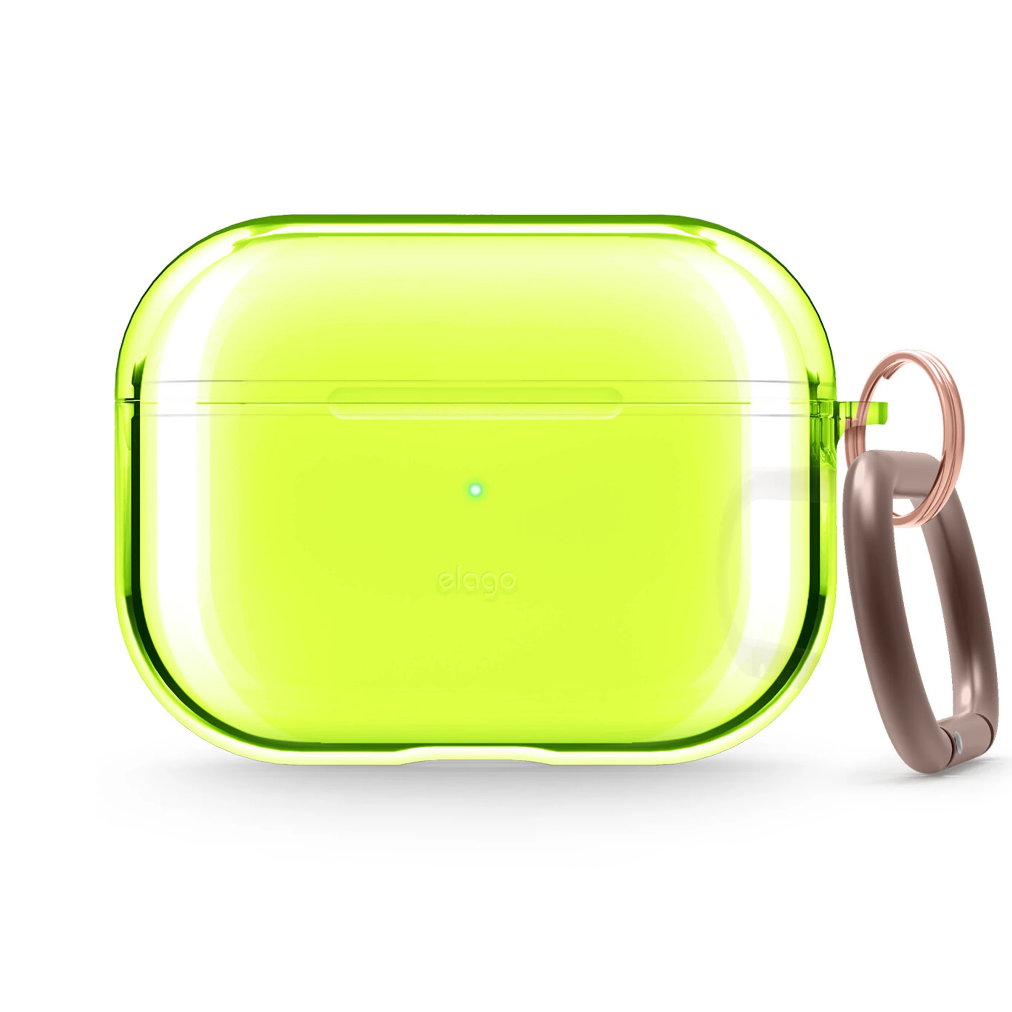 Elago Clear Case for Airpods Pro - Neon Yellow (EAPPCL-HANG-NYE)